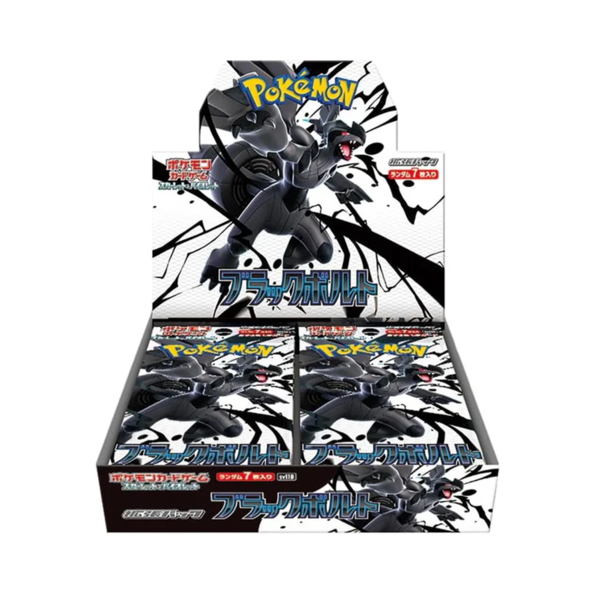 pokemon cards legendary treasures booster box Japanese Pokemon Black Bolt Booster Box