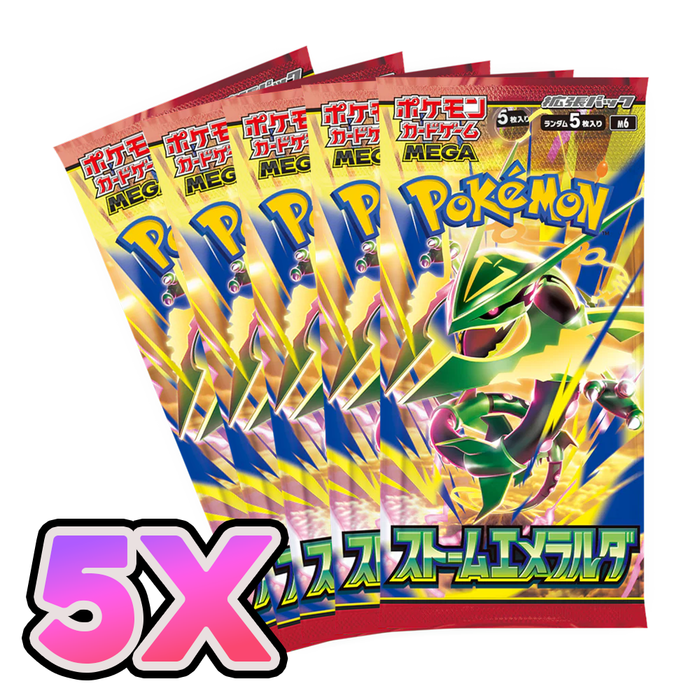 5x JP Storm Emeralda Booster Packs