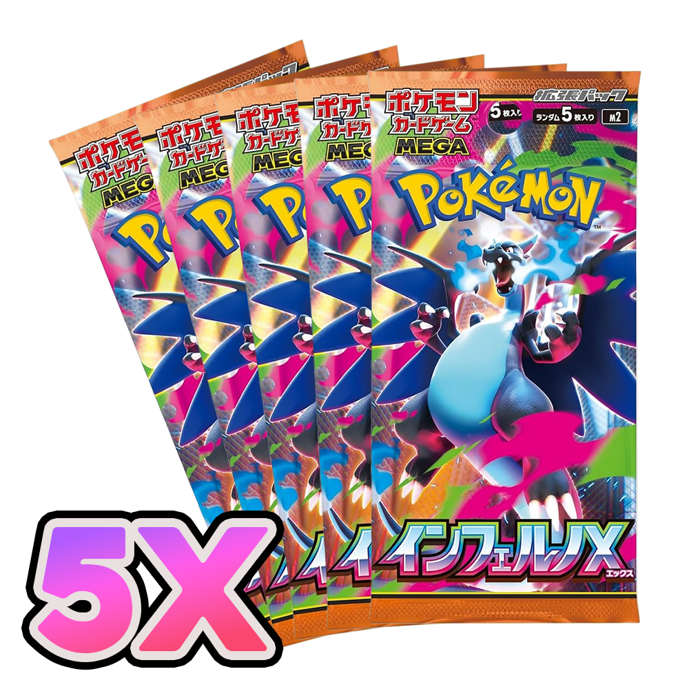 5x JP Inferno X Booster Packs