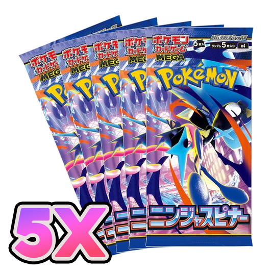 5x JP Ninja Spinner Booster Packs