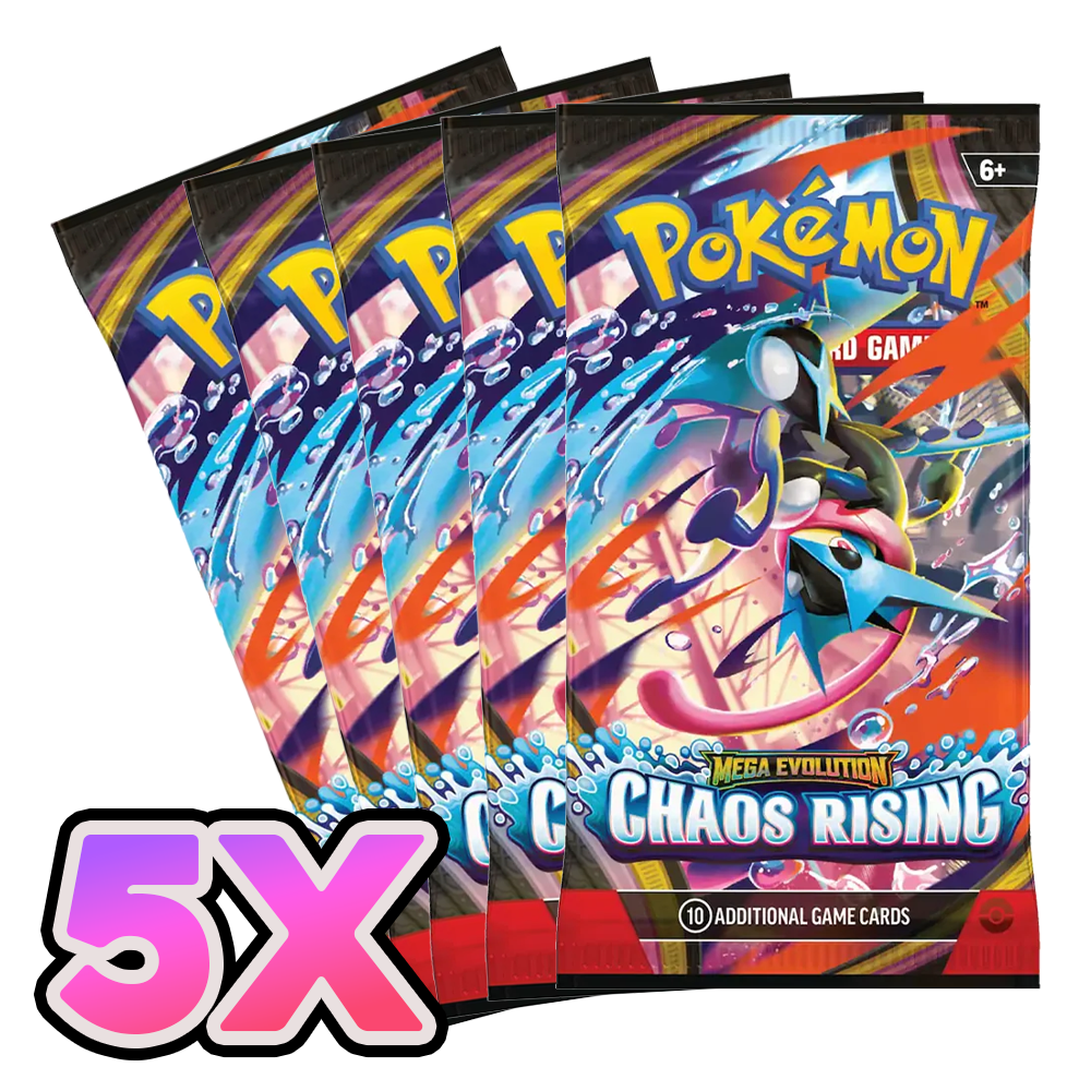 5x Chaos Rising Booster Pack