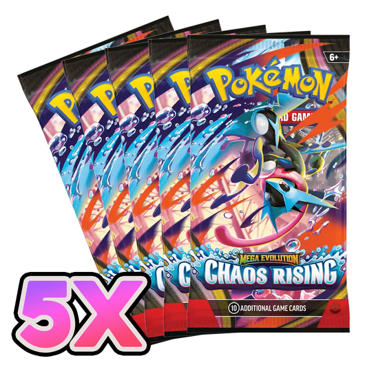 5x Chaos Rising Booster Pack